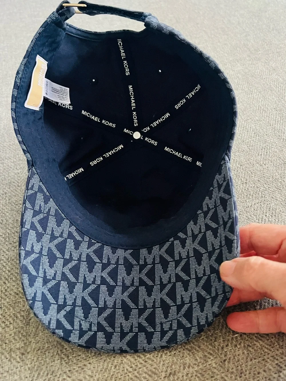 Michael Kors Baseball Cap Hat Navy